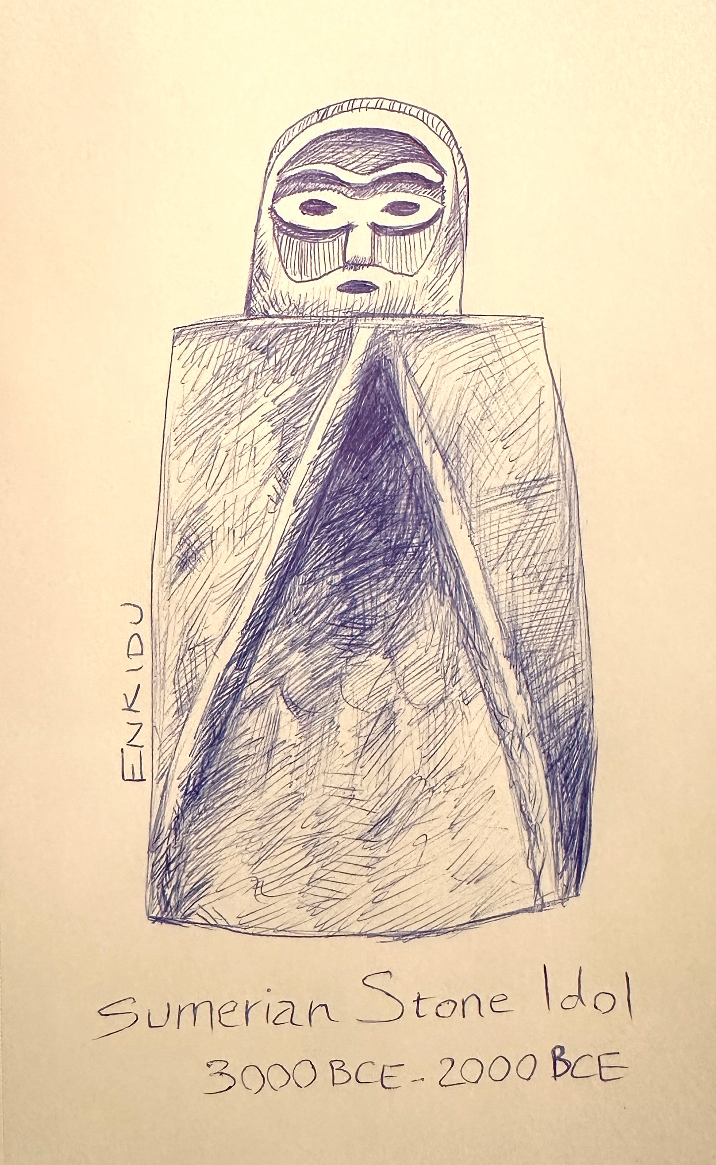 Sumerian Stone Idol