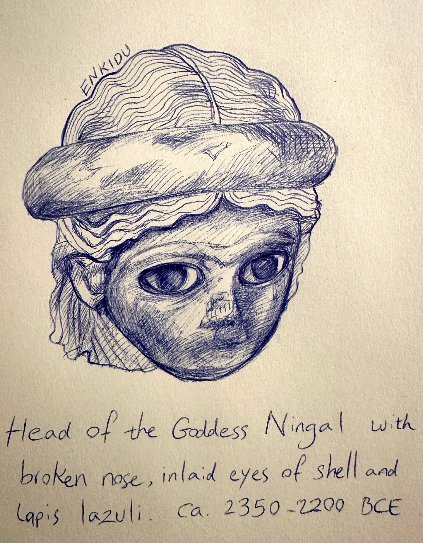 Head of Goddess Ningal