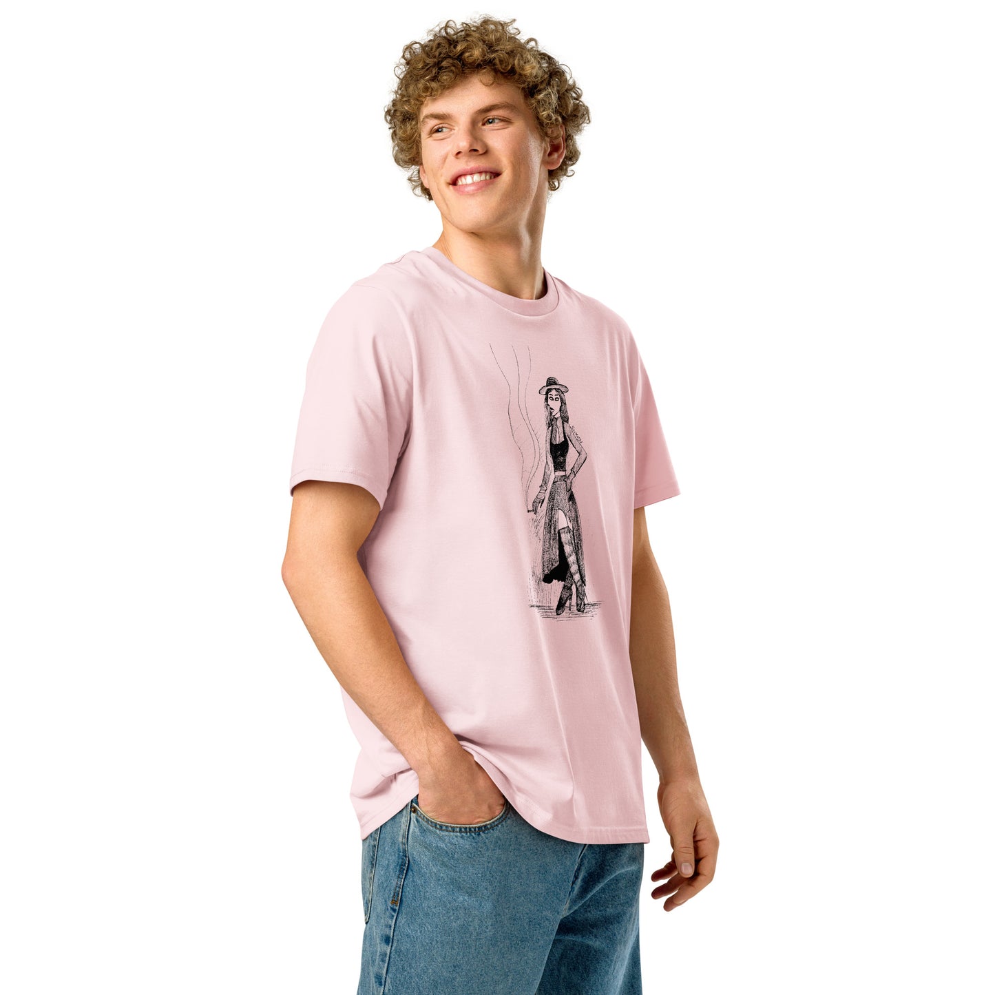 Kalypso 2039 Unisex organic ribbed neck t-shirt