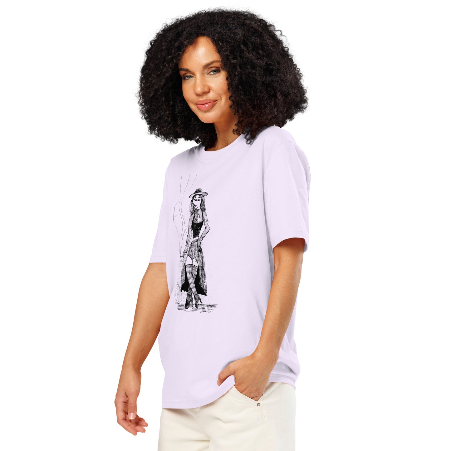 Kalypso 2039 Unisex organic ribbed neck t-shirt